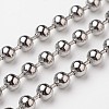 Tarnish Resistant 304 Stainless Steel Ball Chains CHS-L015-46-1