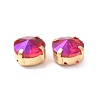 Moonlight Effect Flat Round Sew on Rhinestone RGLA-G018-01A-03-4