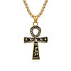 Egyptian Ankh Cross 304 Stainless Steel Pendant Necklaces FS-WGB3CB3-02-2