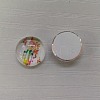 Glass Cabochons GLAA-WH0025-31A-02-1