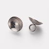 304 Stainless Steel Bead Cap Pendant Bails LS-X-STAS-L205-20P-2