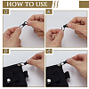 24Pcs Detachable Alloy Zipper Sliders FIND-FG0005-10A-3