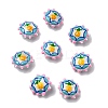 Baking Paint Glass Enamel Beads LAMP-K039-34F-1