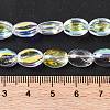 Electroplate Glass Beads Strands EGLA-B005-01A-AB02-4