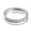 304 Stainless Steel Finger Rings Sets RJEW-F110-09P-4
