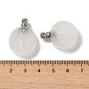 Natural Mixed Gemstone Perfume Bottle Pendants G-Z039-02P-4