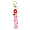 Flower PVC Rope Keychains LS-KEYC-B015-01LG-03-1