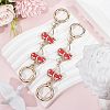 Alloy Enamel Cherry Link Chains for Purse Chains PURS-WH0001-41-4