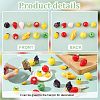 55Pcs 11 Styles Opaque Resin Decoden Cabochons CRES-NB0001-34-4