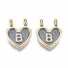 Alloy Enamel Charms X-ENAM-T012-02B-RS-2