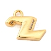 Brass Micro Pave Cubic Zirconia Charms KK-C117-12G-Z-1