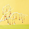 Alloy Enamel Fruit Pendant Decorations HJEW-AB00279-4