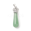 Natural Green Aventurine Pendants G-G976-01P-11-2