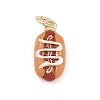 Brass Enamel Pendants LS-KK-Z144-01G-01-1
