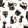20Pcs 10 Styles Alloy Enamel Pendants ENAM-FP0002-59-5