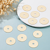 12Pcs Brass Flat Washers KK-FH0008-14-4