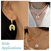 6Pcs 2 Colors Brass Micro Pave Cubic Zirconia Pendants KK-CJ0003-39-7