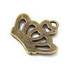 Tibetan Style Alloy Pendant Rhinestone Settings for Enamel LS-FIND-WH0126-174AB-2