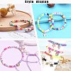 Flat Round Handmade Polymer Clay Beads LS-CLAY-R067-8.0mm-44-5