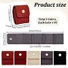 5Pcs 5 Colors Portable Travel Microfiber Leather Jewelry Rolls ABAG-PH0001-99-2