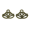 Tibetan Style Alloy Charms TIBEP-36884-AB-NR-1