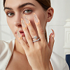 1 Set Alloy Rhinestone Women Finger Nail Rings RJEW-GL0001-03KCG-6