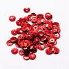 Plastic Paillette Beads PVC-A001-6mm-07-1