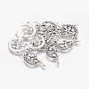 Tibetan Style Alloy Moon with Fairy Pendants LS-X-TIBEP-Q043-031-RS-2