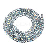 Transparent Glass Beads Strands EGLA-N028-01A-A01-3