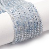 Natural Aquamarine Beads Strands G-F509-02-2mm-2