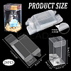 Transparent PET Tea Storage Boxes CON-WH0106-08B-2