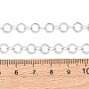 304 Stainless Steel 6MM Ring Link Chain Necklaces NJEW-P343-01A-P-5
