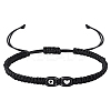 1Pc Adjustable Nylon Cord Braided Bracelets for Women Men BJEW-LP0001-31A-Q-1