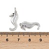 Brass Micro Pave Cubic Zirconia Pendants KK-A269-04B-P-3