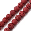 Dyed Synthetic Lava Rock Beads Strands GG-CBAAE19-06A-03-5
