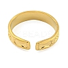 304 Stainless Steel Open Cuff Ring for Women RJEW-S406-01G-01-3