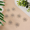 Tibetan Style Alloy Chandelier Components Links TIBE-TAG0001-01-5