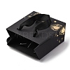 Sun Moon Star Printed Paper Gift Bags with Cotton Handles CARB-F013-02-3