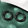 202 Stainless Steel Polishing Hoop Earrings EJEW-M106-02EB-07-1