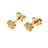 304 Stainless Steel Stud Earrings for Women EJEW-G459-01A-G-2