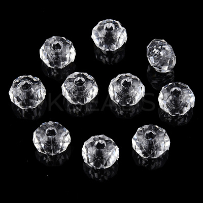 Transparent AS Plastic Beads TACR-T019-007B-01-1