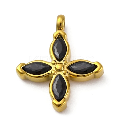 304 Stainless Steel Pendants STAS-C118-01G-02-1