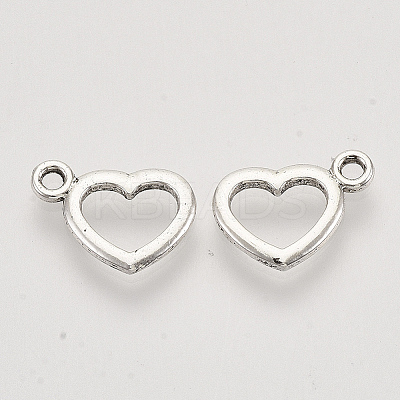 Tibetan Style Alloy Charms TIBEP-S319-002AS-RS-1