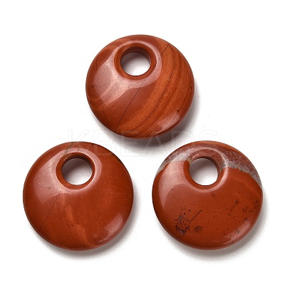 Natural Red Agate Pendants G-H073-05F-1