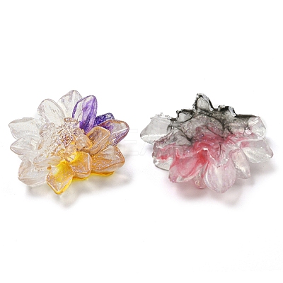 Luminous Transparent Epoxy Resin Decoden Cabochons CRES-M032-04D-1