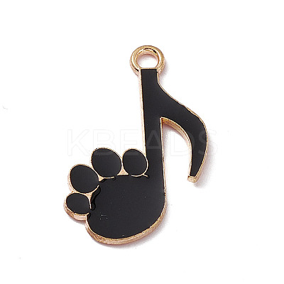 Alloy Enamel Pendants ENAM-M049-04G-E-1