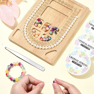 Rectangle Wood Bracelet Design Boards TOOL-YW0001-39-1