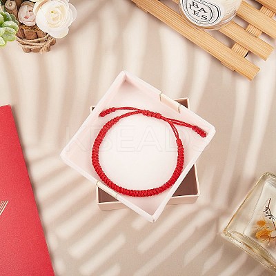 Nylon Threads Braided Bracelet BJEW-SW00058-3-1
