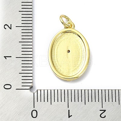 Rack Plating Brass Micro Pave Cubic Zirconia Pendants KK-Q810-01G-1