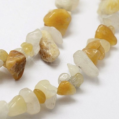 Natural Topaz Jade Beads Strands X-G-F328-16-1